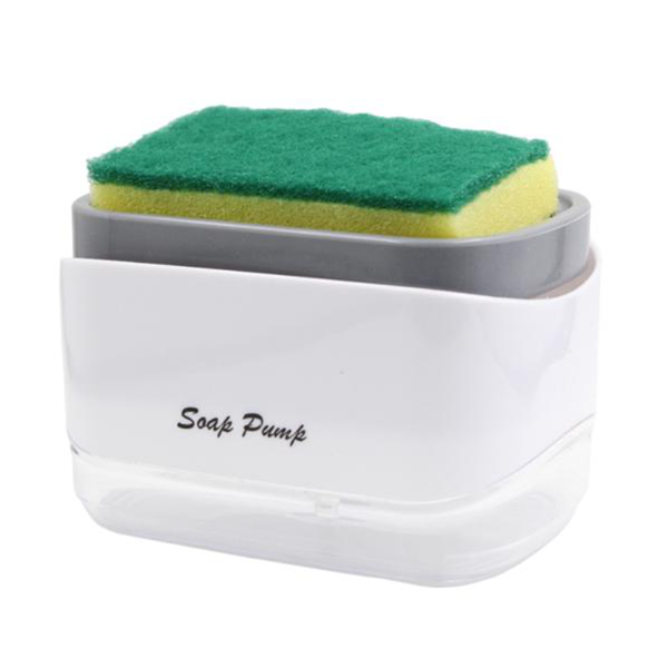 PORTA ESPONJA C/ DISPENSER DE JABON