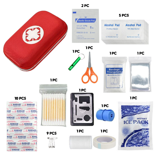 Botiquin de Primeros Auxilios 36 pcs