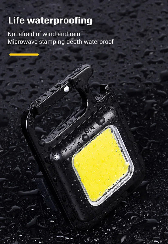 Mini Linterna Llavero Magnética COB