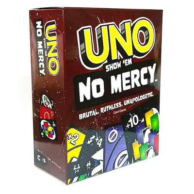 Cartas UNO, NO MERCY (SIN PIEDAD)