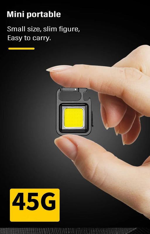 Mini Linterna Llavero Magnética COB