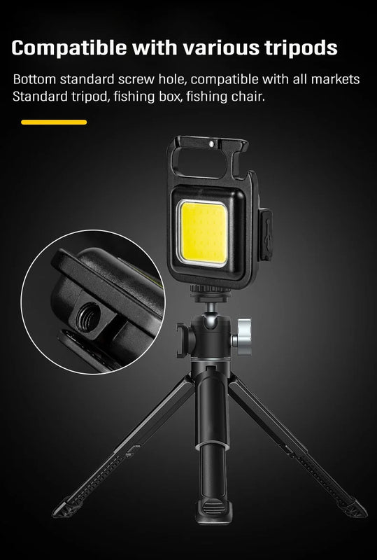 Mini Linterna Llavero Magnética COB