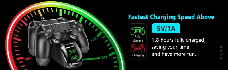 Dock de Carga Dual PS4 Pro/Slim