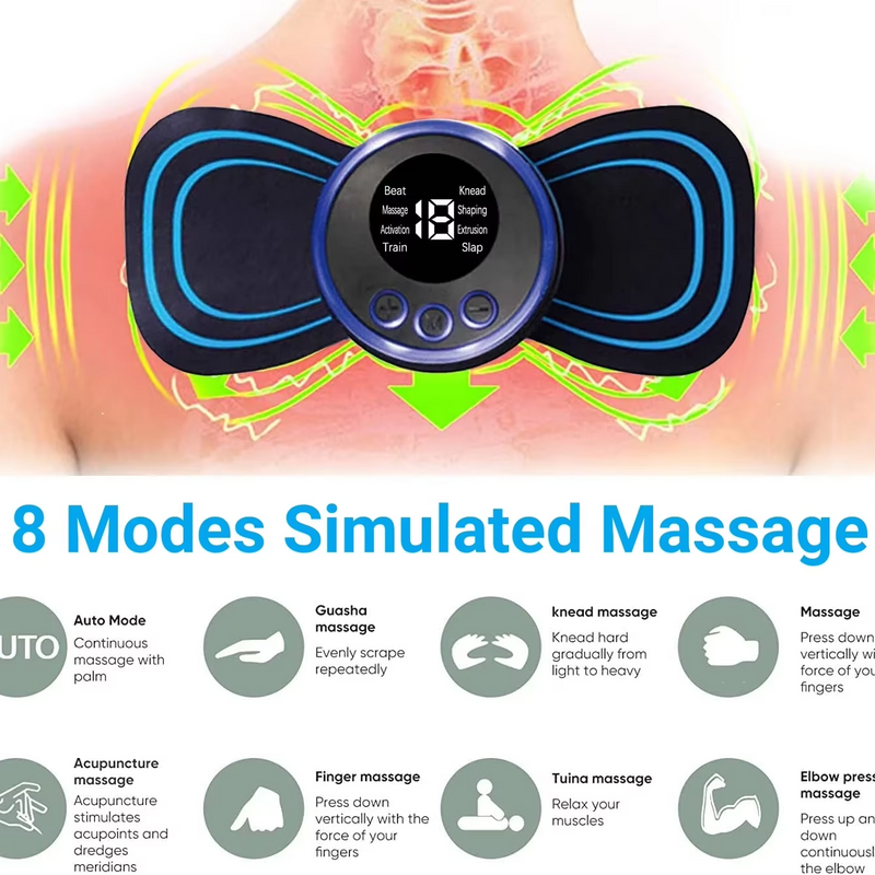 KIT X3 Mini Masajeador Portatil